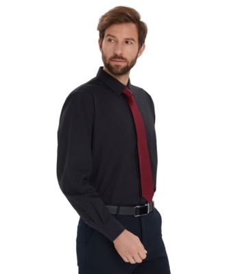 Men's Solid Regular-Fit Dress Shirt, Macy's Exclusive
