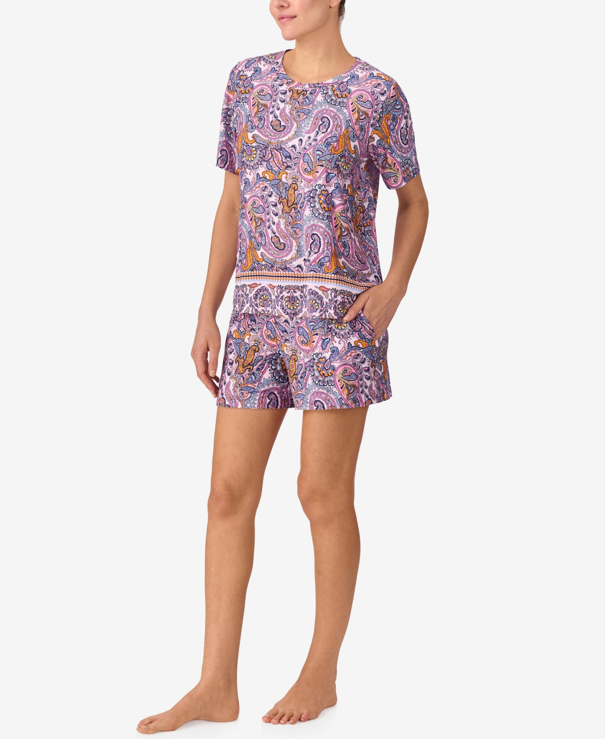 Sanctuary Women's 2-Piece Short-Sleeve T-Shirt & Boxer Set