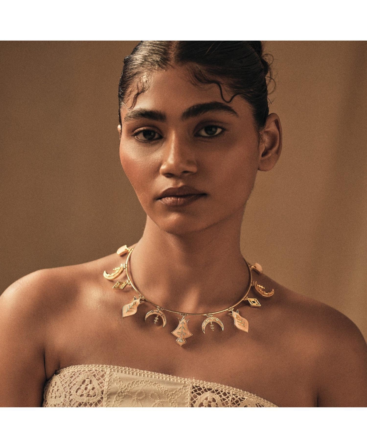 Dhwani Bansal Hamsa Necklace