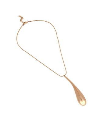 Women's The Elongated Drip Jewellery Set - Pale Gold