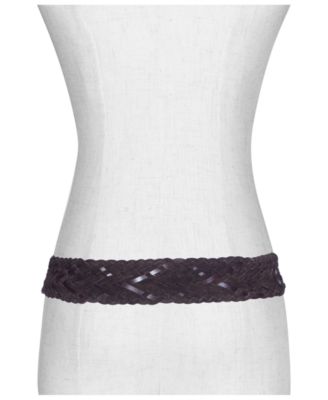 Women's 40mm Woven Fringe Belt