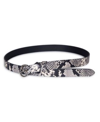 Women's 25mm Snake Leather Belt