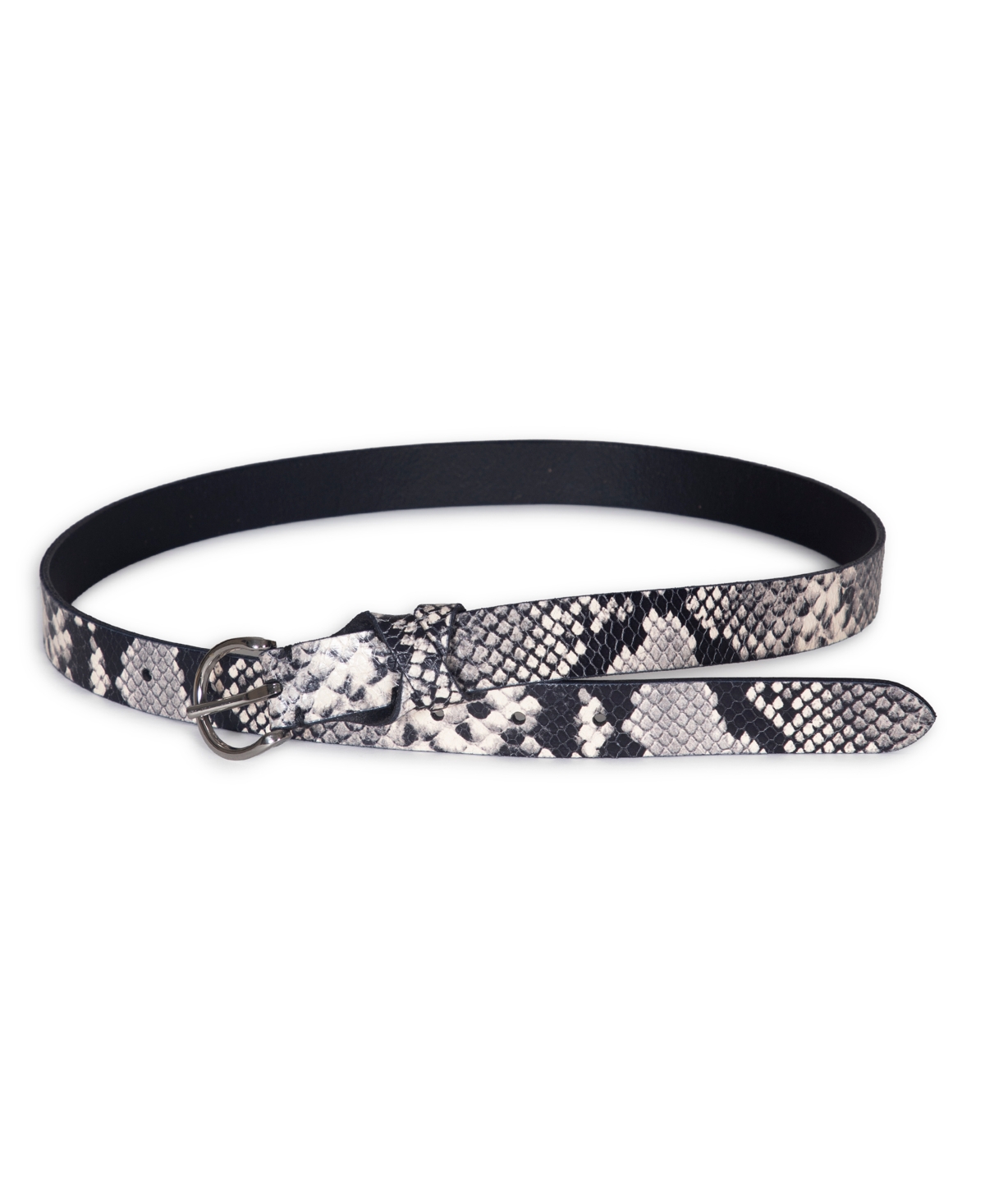 Frye Women's 25mm Snake Belt In Gray
