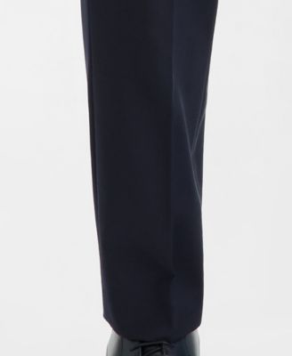 Men's Slim-Fit Wool-Blend Stretch Suit Pants