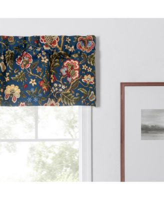 Regency Straight 3" Rod Pocket Valances for Windows 50" x 15" Navy