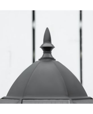 8' Outdoor Solar Light Post, Motion Activated Lamp, for Garden,