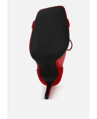 Womens Cabernet Mesh & Microfiber Stiletto Boots