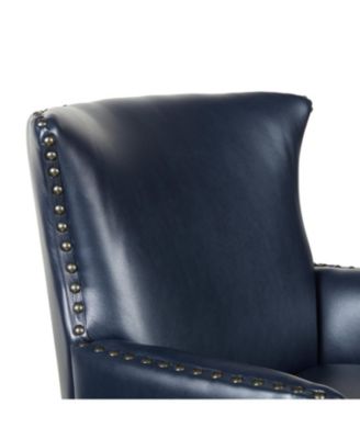 Aviles 29.2" W Leather Wingback Armchair