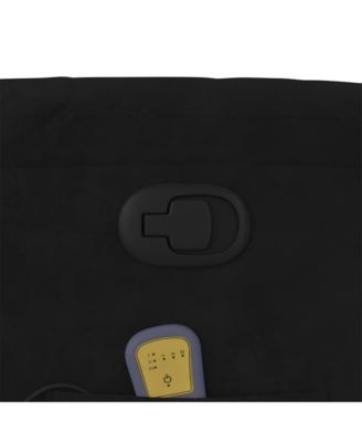 Massage Recliner Chair Black Velvet Standard Massage Chair