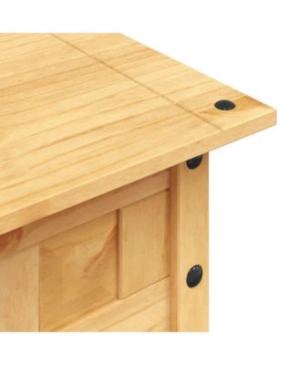 Coffee Table Brown Solid pine wood Medium Durable Coffee Table