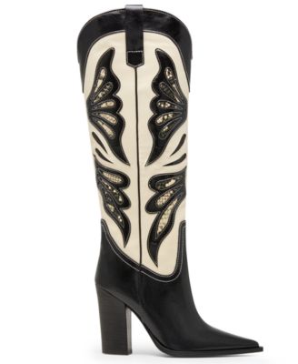 Women's Kaz Knee-High High-Heel Western Cowboy Boots