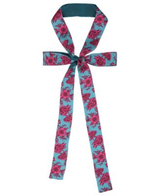 Bespoke Fashion - Women's Lucinda Floral Ribbon Scarf