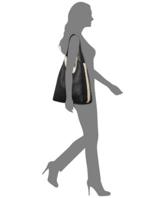 Brooklyn Extra-Large Shearling Trim Shoulder Bag 39