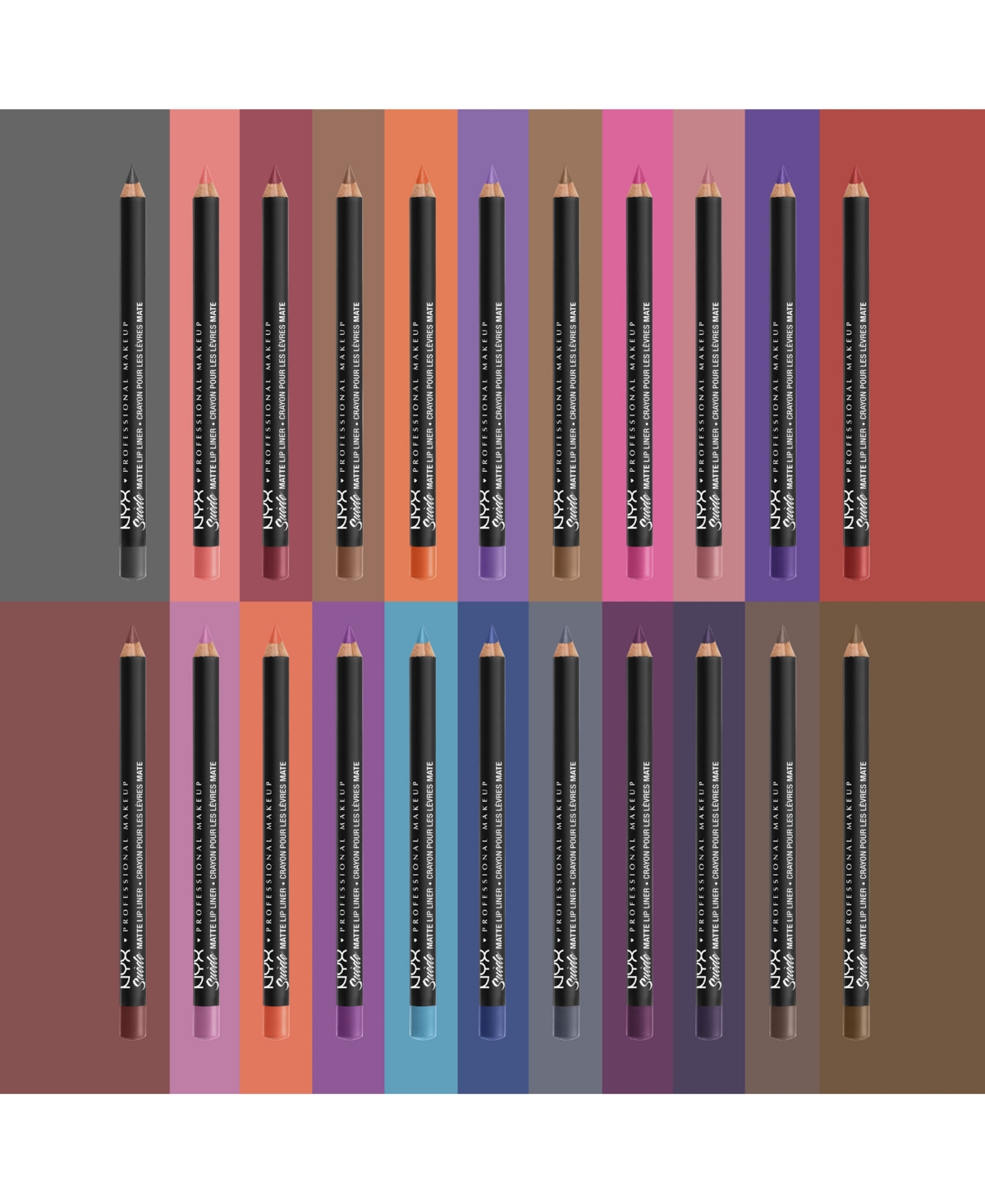 Nyx Professional Makeup Suede Matte Lip Liner In Brown