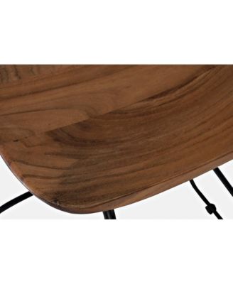 Nature's Edge Solid Acacia Four Piece 72" Counter Height Dining Set