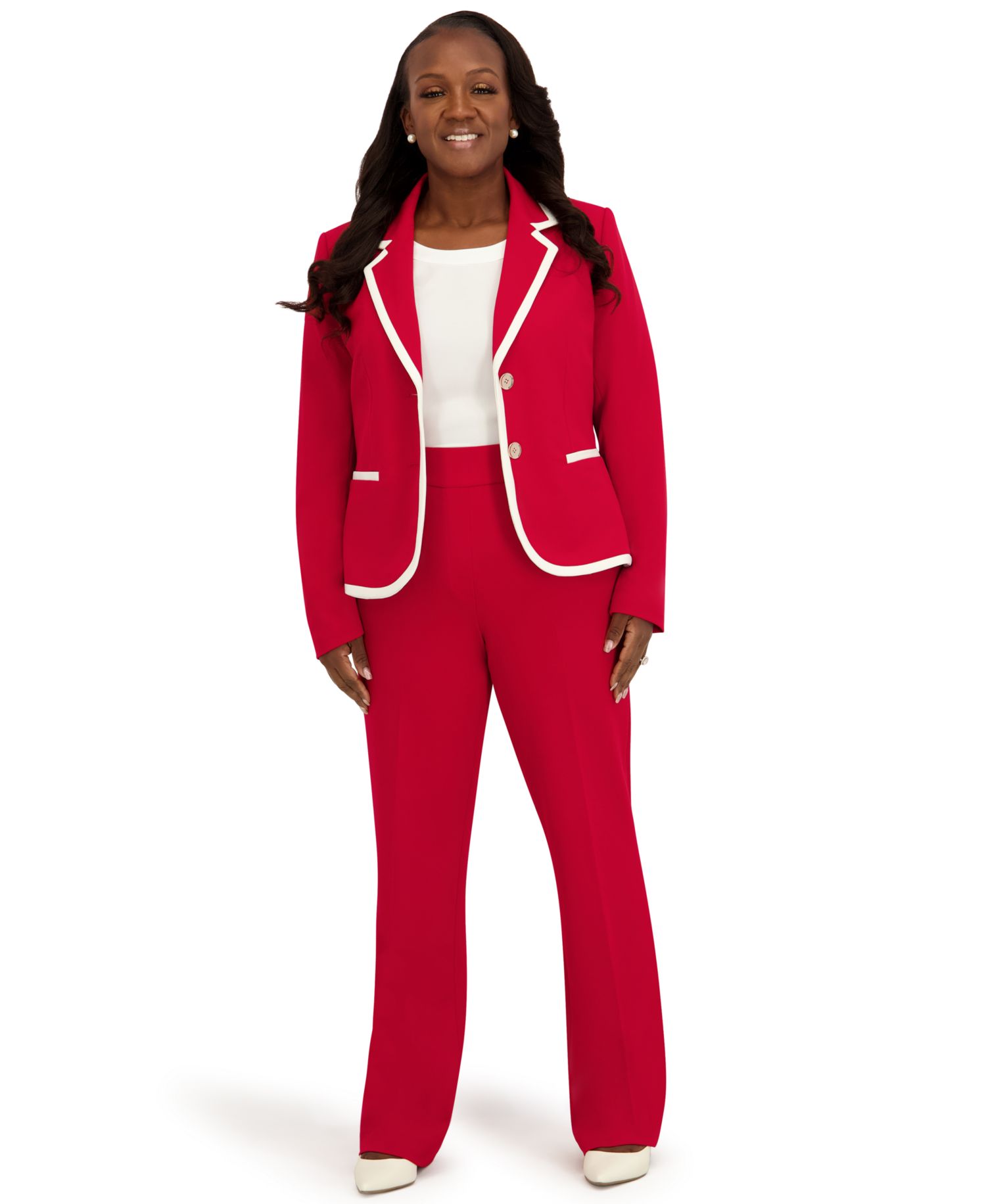 Women's Two-Button Long-Sleeve Jacket