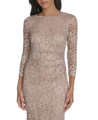 Women's 3/4-Sleeve Side Tuck Gown