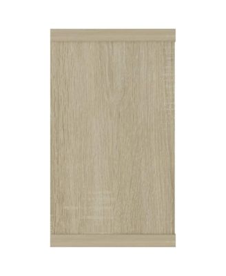 Wall Shelf Set of 2 Sonoma oak Engineered wood