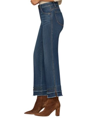Petite AB Solution Kick Flare Mid Rise Jeans
