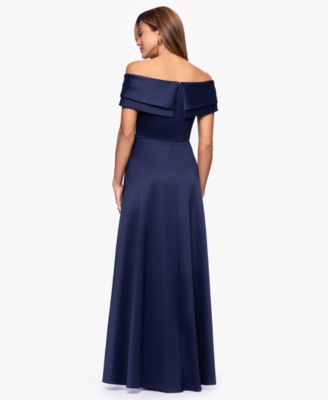 Women's Sweetheart Neck Double Collar Draped Long Dress