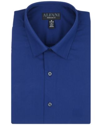 Men's Solid Regular-Fit Dress Shirt, Macy's Exclusive
