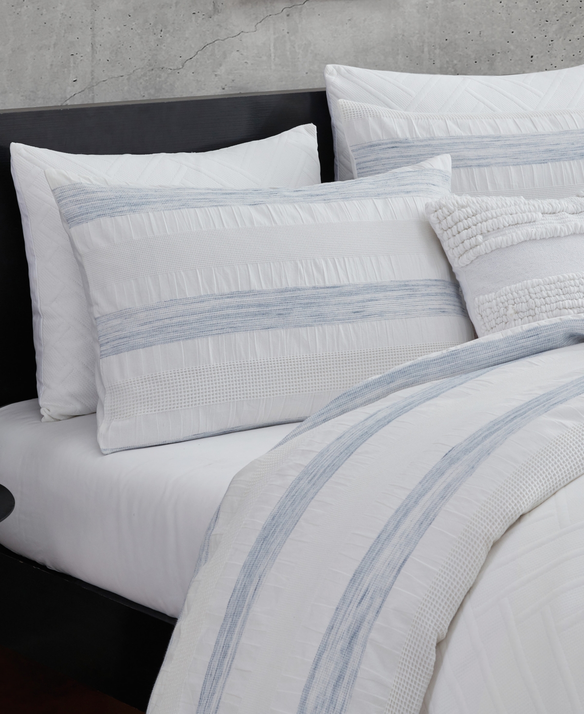 Dkny Waffle Stripe 3-pc. Duvet Set, Full/queen In Multi