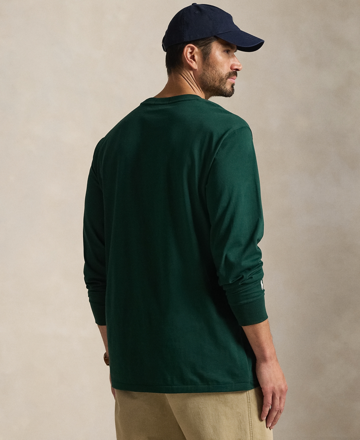 Polo Ralph Lauren Men's Big & Tall Long-Sleeve Graphic T-Shirt