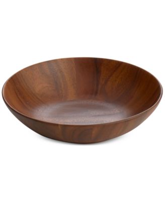 Nambé - Skye Dinnerware Collection by Robin Levien Wood Individual Salad Bowl