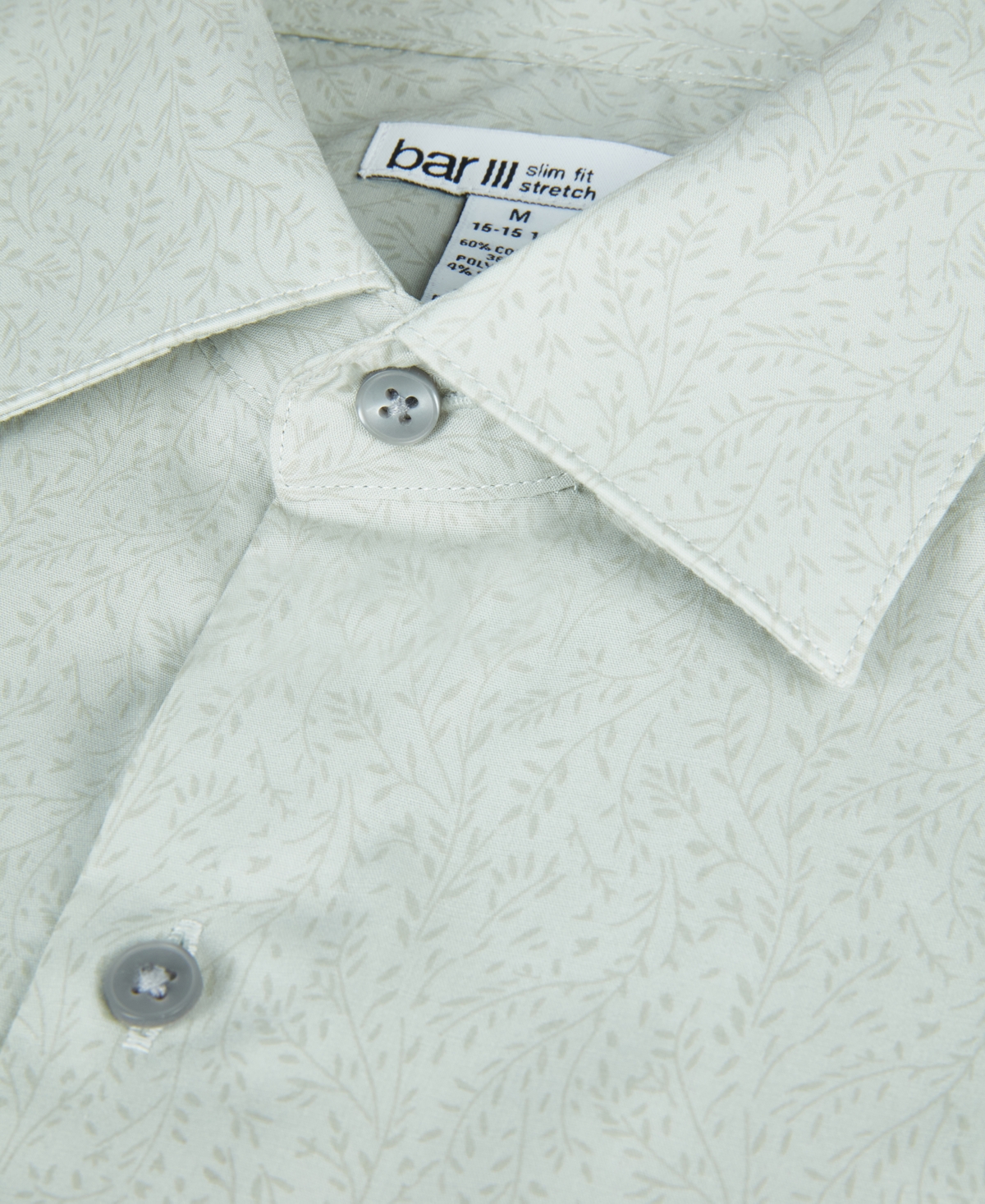 Bar Iii Slim Fit Men's Vine Print Dress Shirt, Created for Macy's