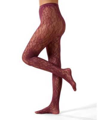 Women's "Blooming Floral" Fashion Net Tights