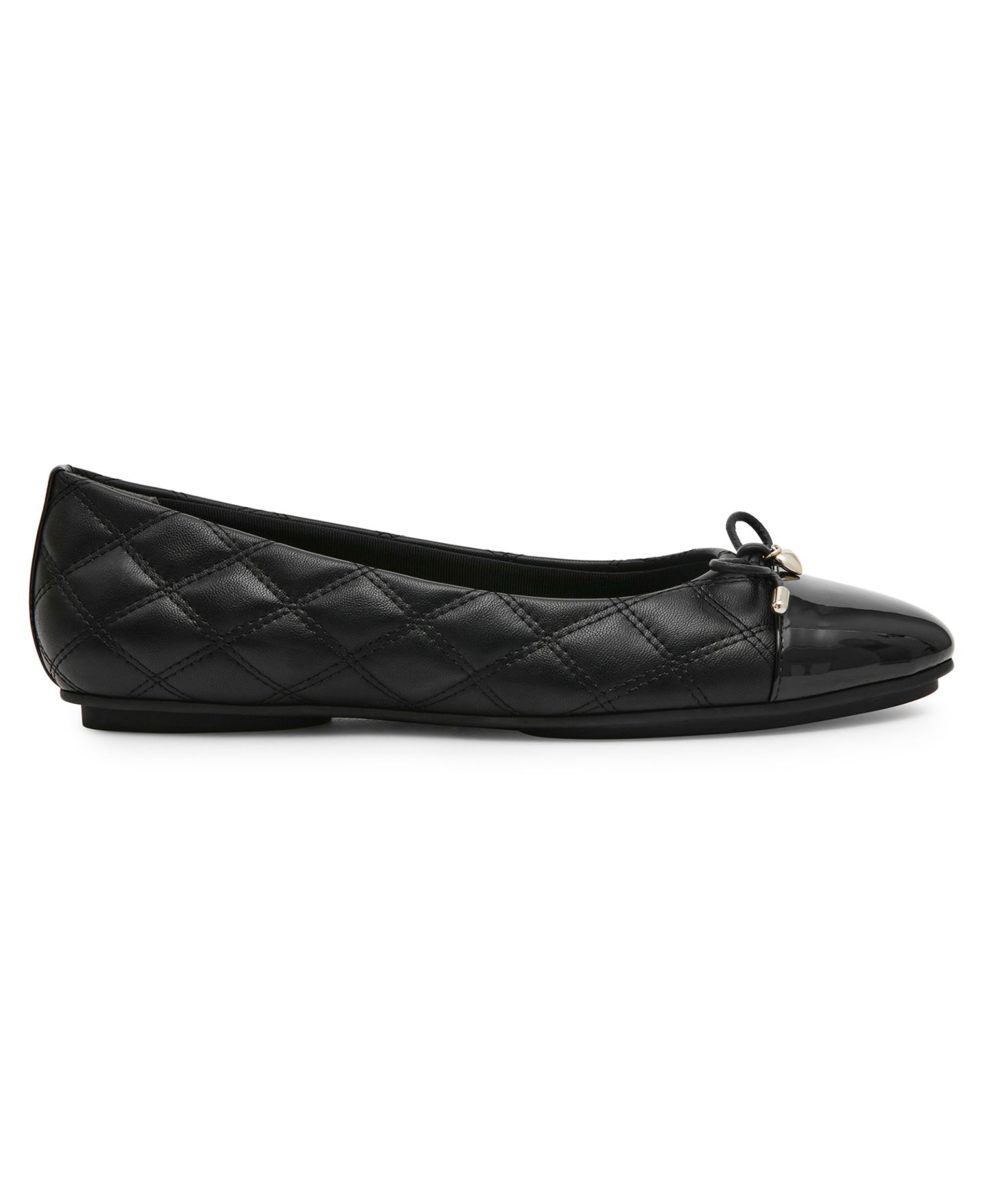 Женские стёганые балетки Anne Klein Luci с мыском-кэпом, цвет: Чёрный — фото 2