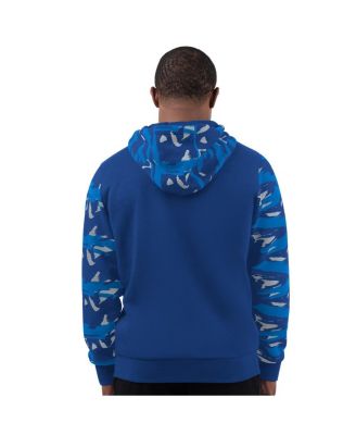 Men's Royal Los Angeles Rams Thursday Night Gridiron Full-Zip Hoodie