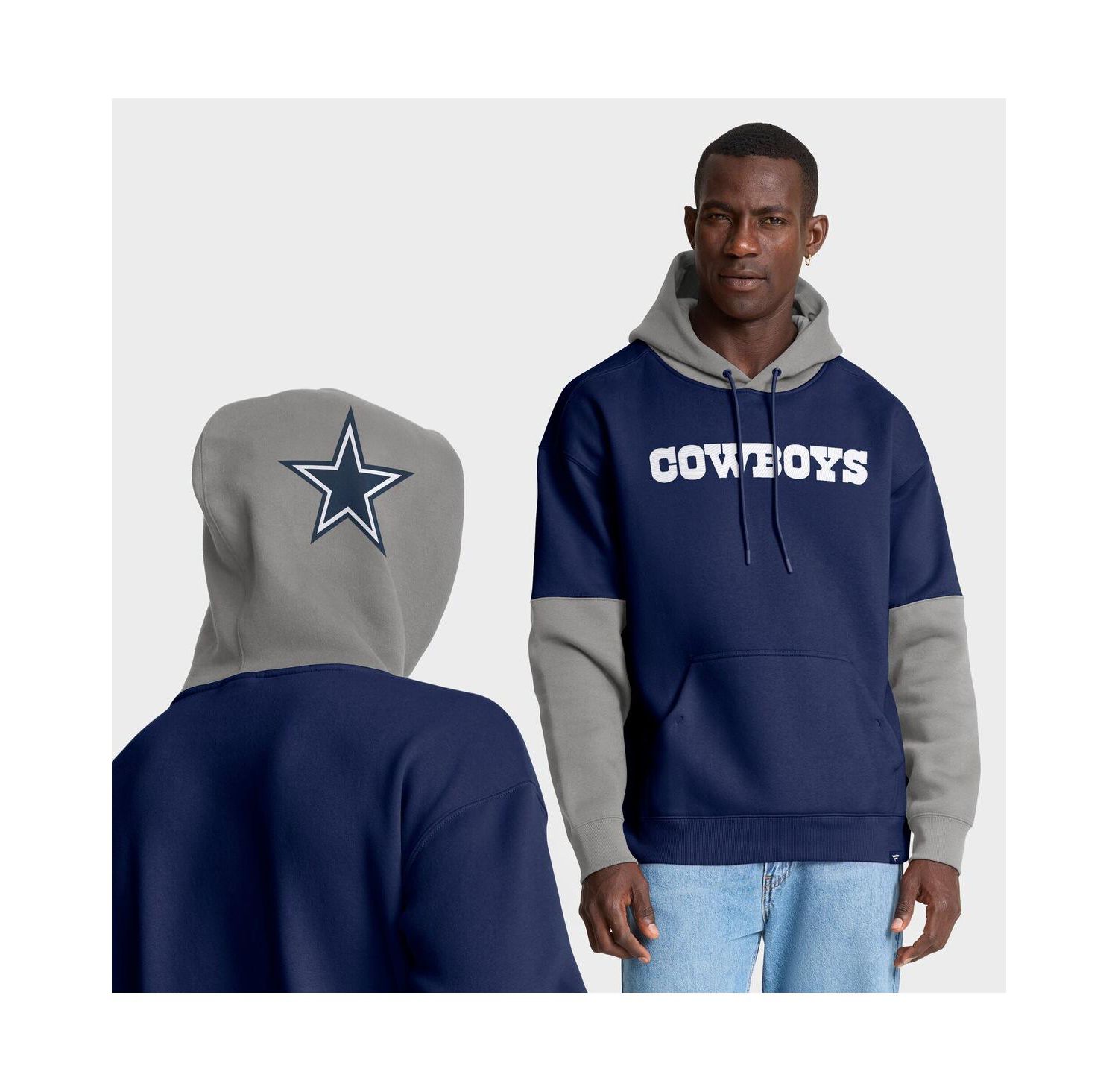 Men's Navy Dallas Cowboys Helmet Pullover Hoodie