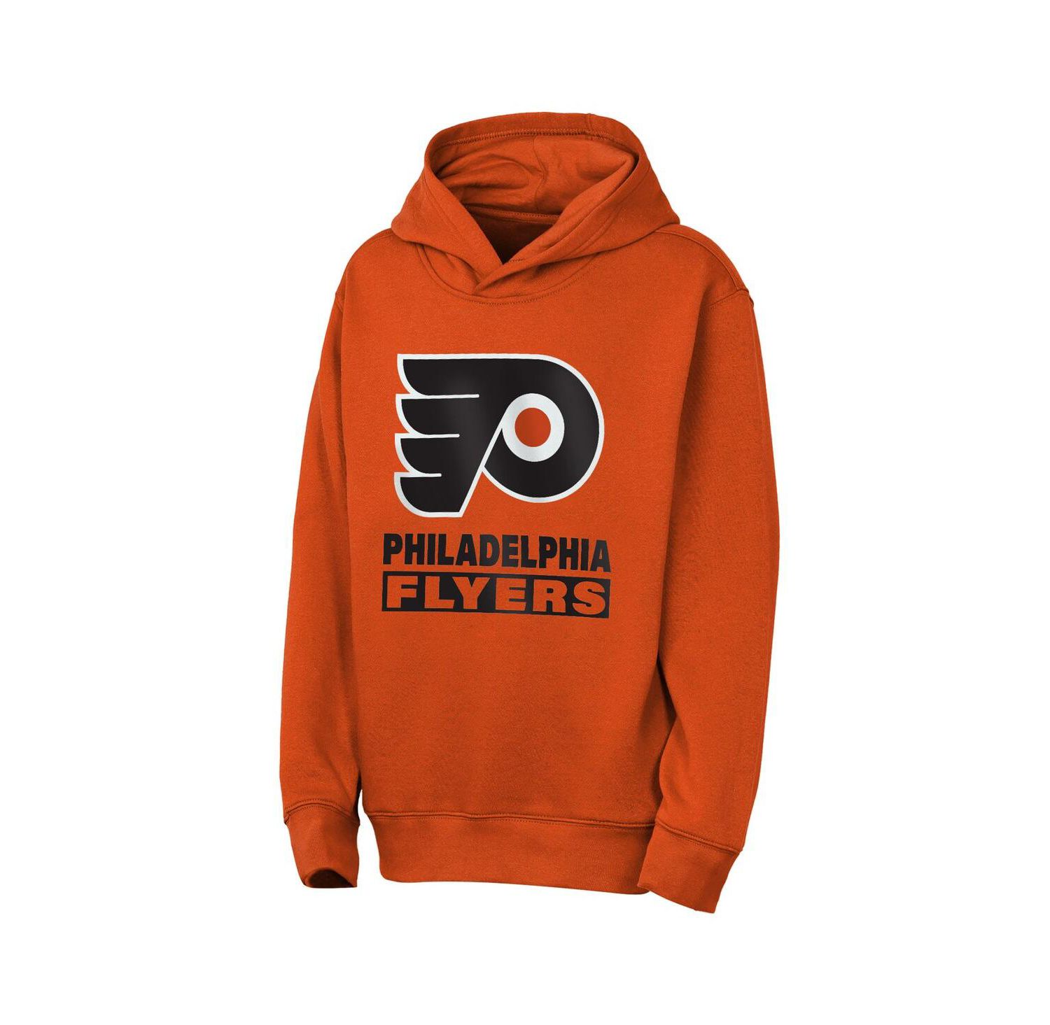 Big Boys and Girls Classic Orange Philadelphia Flyers Back to Basics Hoodie
