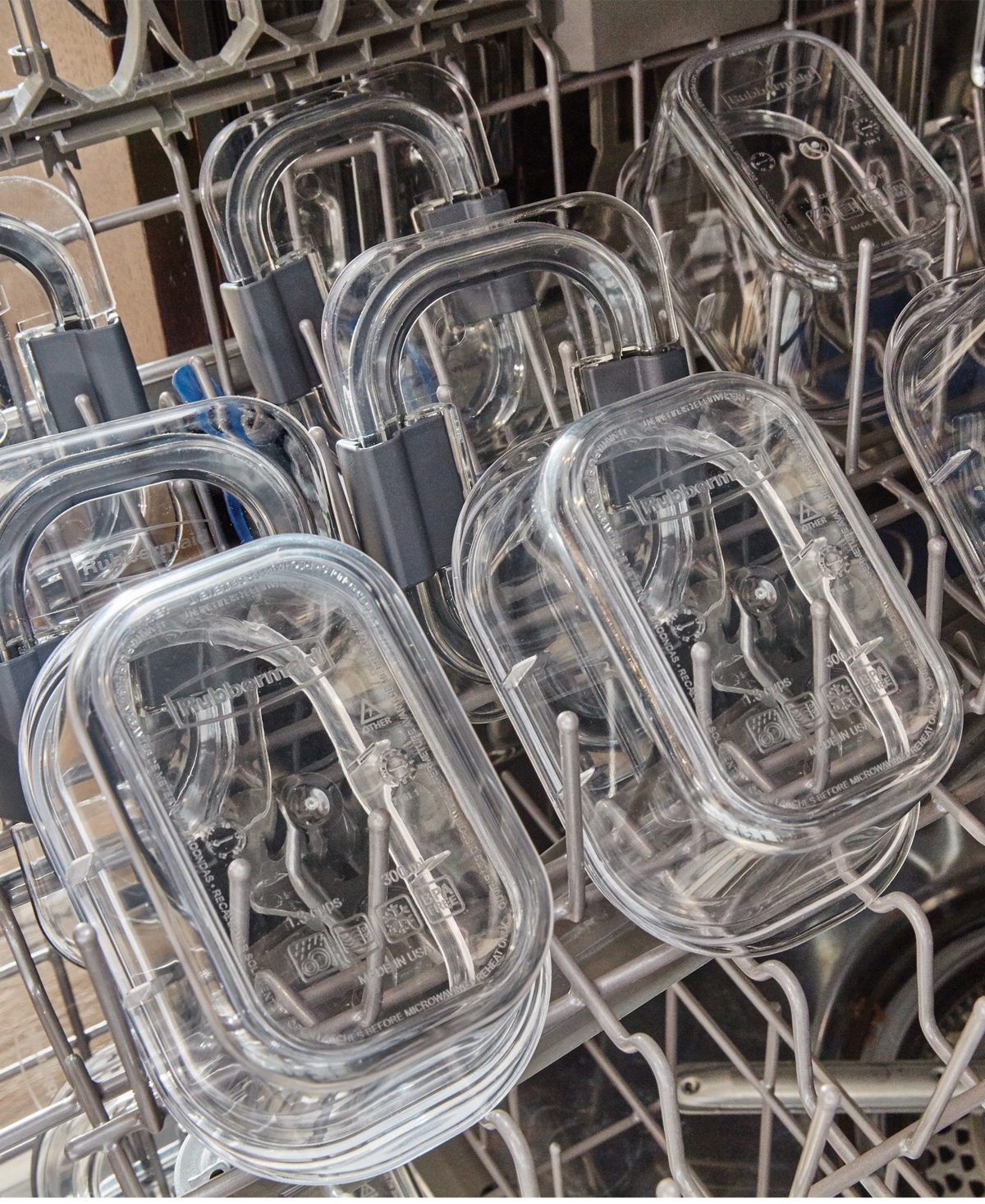 Rubbermaid Brilliance 3.47-cup Round Leak Proof Food Storage Containers, 2-pack In Transparent