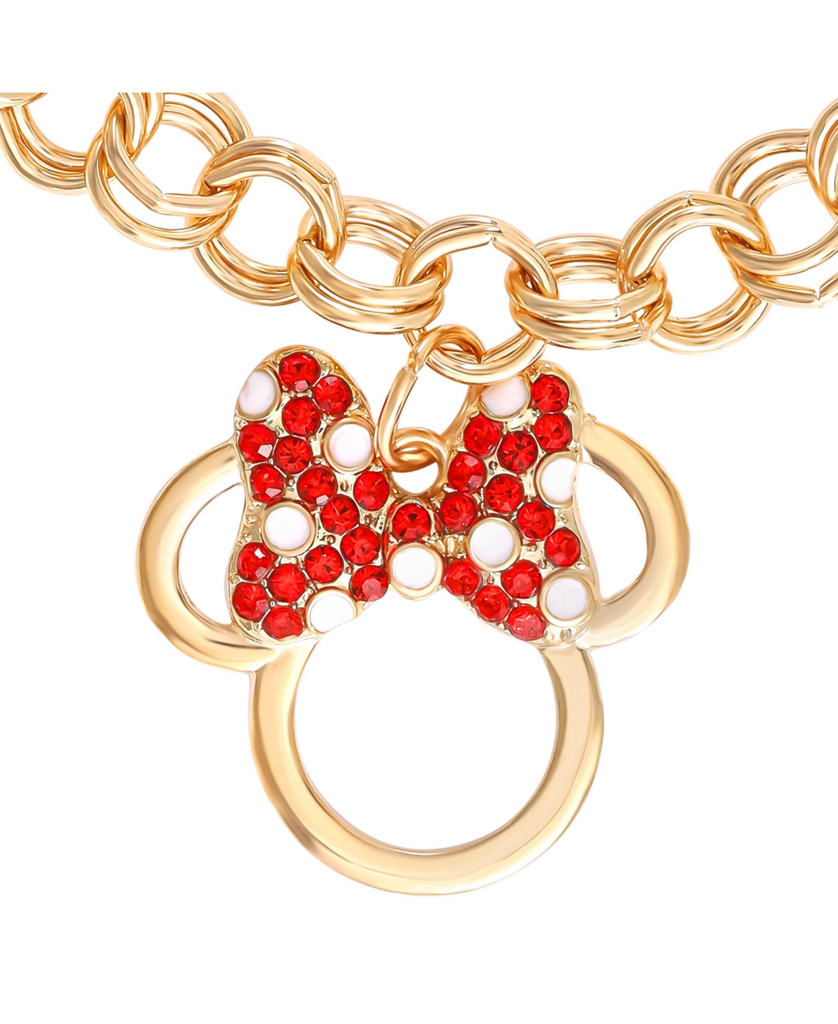 Disney Minnie Mouse Bow Charm Bracelet