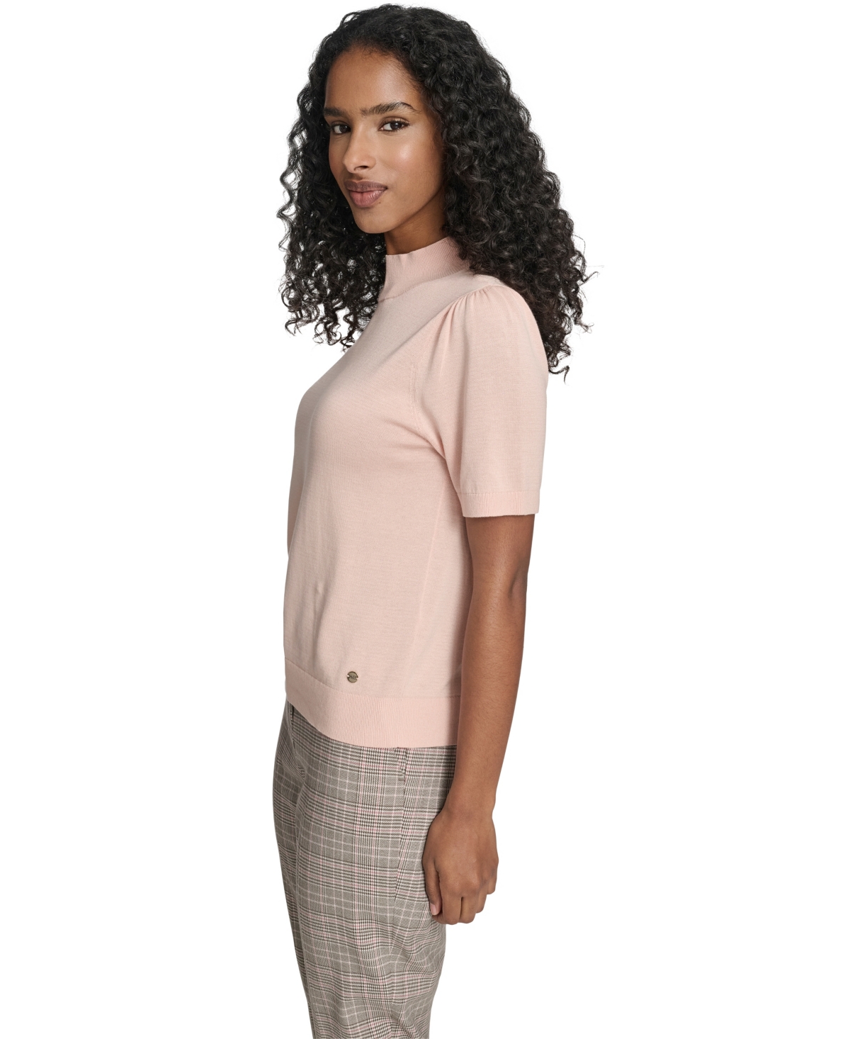 Tommy Hilfiger Women's Short-Sleeve Mock Neck Sweater