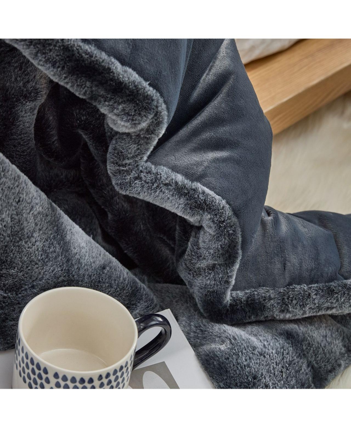 Coma Inducer Oceans Oversized Comforter Set - Navy Current