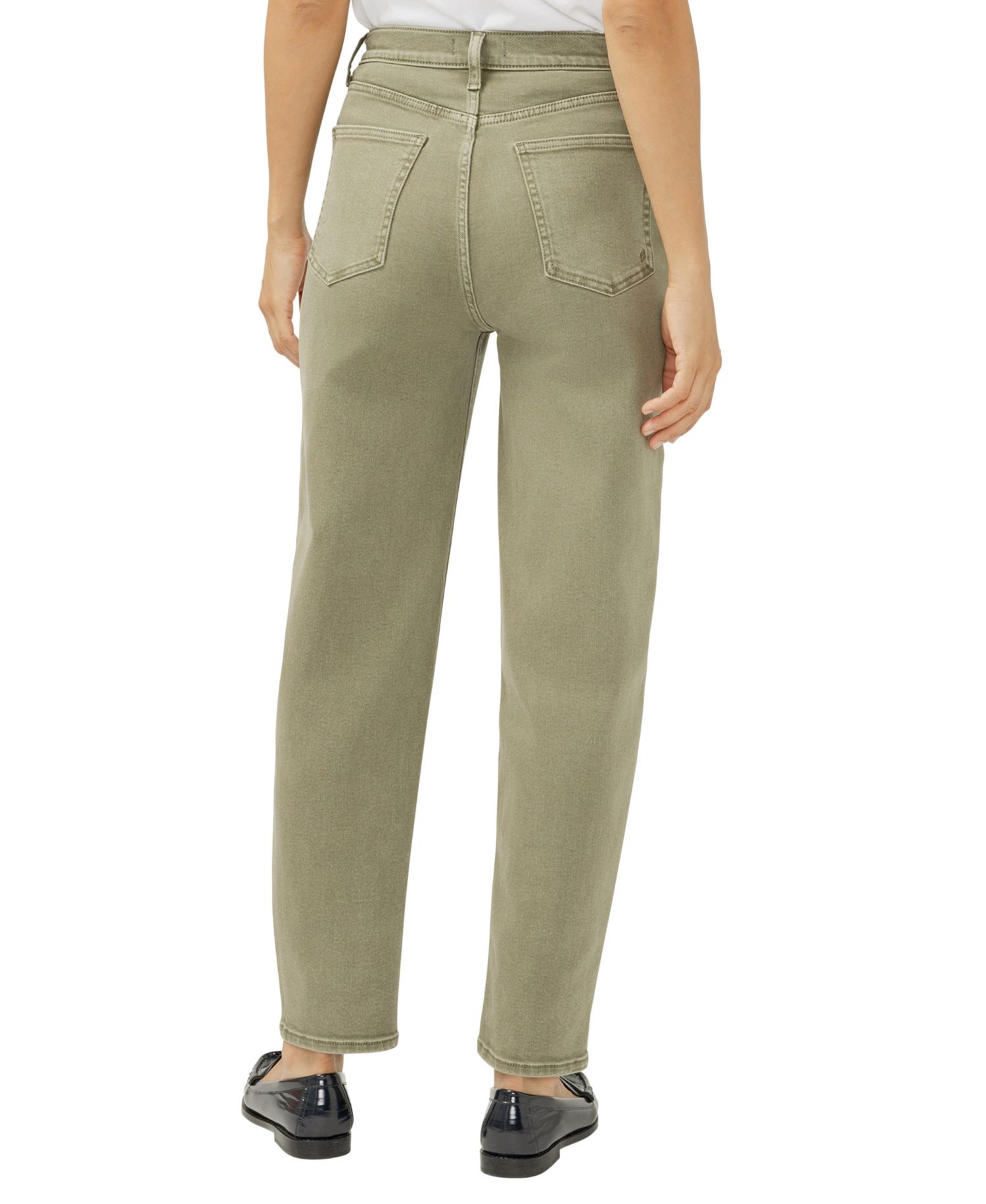 Women's High Rise Slim Barrel Leg Jeans
