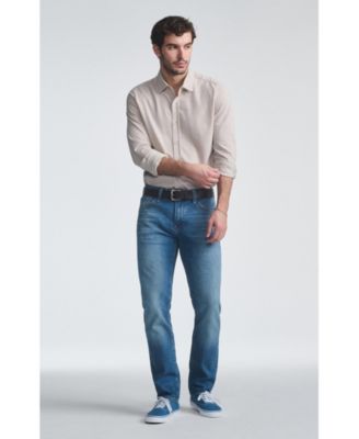 Men's Mavi Jake Slim Leg In Indigo Brushed Classic Blue