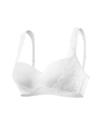 Women's Lace Detail Seamless T-Shirt Bra