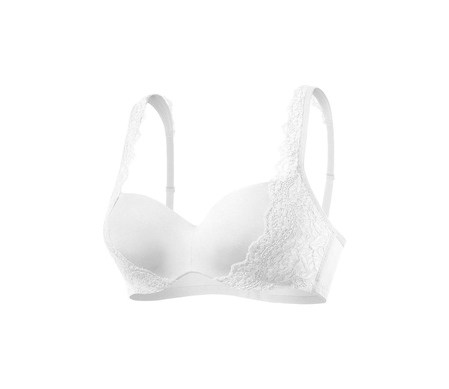 Women's Lace Detail Seamless Underwire T-Shirt Bra