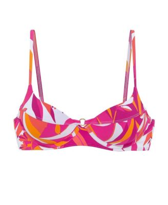 Women's Mix Print Underwire Bikini Swimsuit Top Bra Sizing