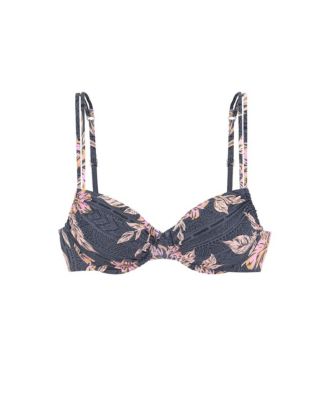 Women's Mix Print Underwire Bikini Swimsuit Top Bra Sizing