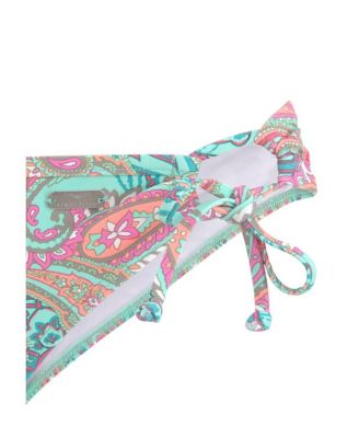 Women's Paisley Print Bikini Swimsuit Bottom