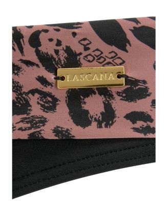 Women's Leopard Cheetah Print Fold Over Bikini Swimsuit Bottom