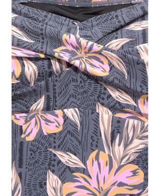 Women's Mix Print Underwire Tankini Swimsuit Top