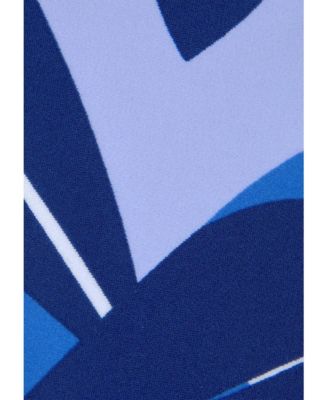 Women's Tropical Print Underwire Tankini Swimsuit Top