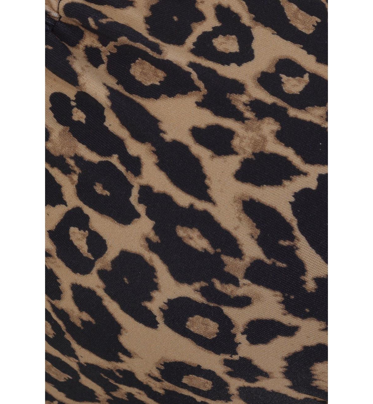 Lascana Women's Leopard Cheetah Fold Over Bikini Swimsuit Bottom