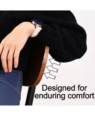 Elegant 5-Piece Dining Set Featuring a 35-Inch Round Table with 4 Stylish Chairs for Modern Dining Spaces